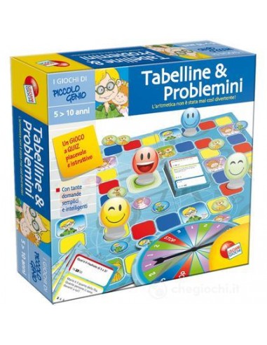 PRESCOLARI: vendita online I'M A GENIUS TABELLINE E PROBLEMI 35236 LISCIANI in offerta