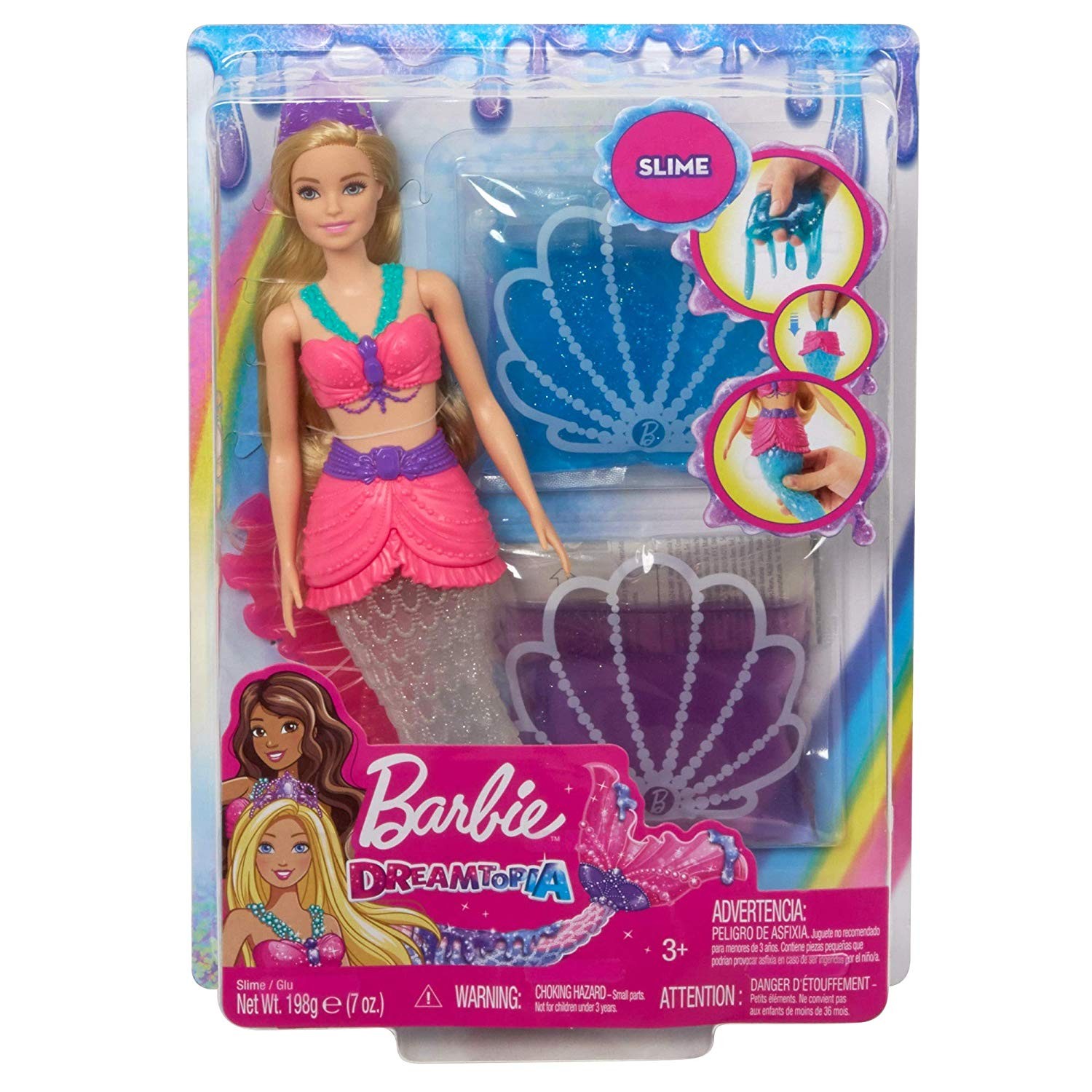 BARBIE DREAMTOPIA SIRENA CON SLIME GKT75 su Shop in Casa