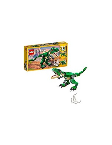 GIOCATTOLO PUBBLICIZZATO: vendita online LEGO Creator Dinosauro, Set Animali Giocattolo 3 in 1, T. Rex, Triceratopo, Pterodat...