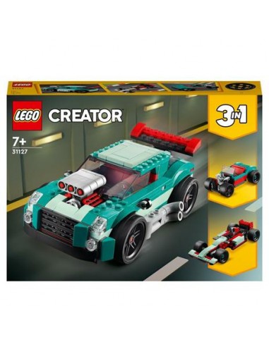 GIOCATTOLO PUBBLICIZZATO: vendita online LEGO Creator 3 in 1 Street Racer, Macchine Giocattolo, Auto da Corsa, Hot Rod, Gioch...