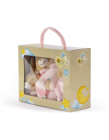 PELUCHE: vendita online BABY CARE 07438 SET 3 CONIGLIETTE in offerta