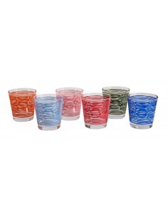 BICCHIERI ACQUA VINO BIBITA: vendita online SESTRIER CONF 6 BICCH B2128/2101 MILLERIGHE in offerta