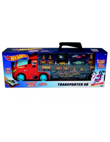 GIOCHI BOY: vendita online HOT WHEELS 42034 TRASPORTER 50 C/4 VEICOLI in offerta