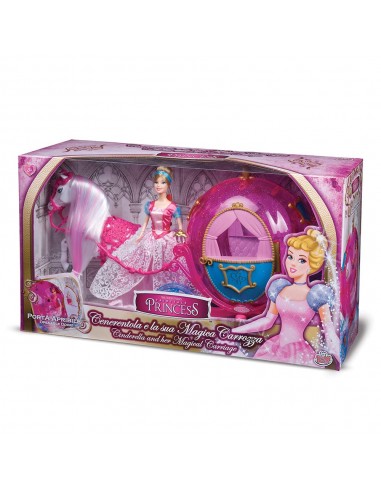 GIOCHI GIRL: vendita online PRINCESS GG02960 CENERENTOLA CON CARROZZA in offerta