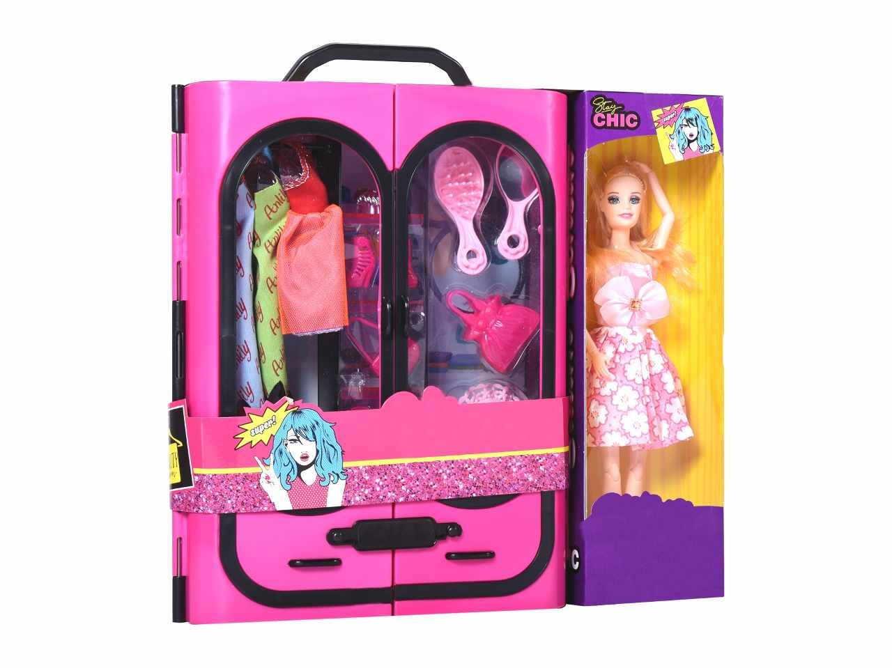 Barbie Doll con Armadio Crea la Moda