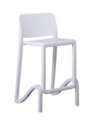 SGABELLI BAR: vendita online SGABELLO GIANO BIANCO 75CM in offerta