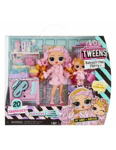 GIOCATTOLO PUBBLICIZZATO: vendita online L.O.L. Surprise! Tween Babysitter Party - Ivy Winks Doll con 20 Sorprese | Età 4+ in...