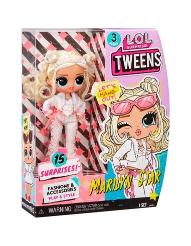 GIOCATTOLO PUBBLICIZZATO: vendita online L.O.L. Surprise! Tween Series 3 - Marilyn Star Doll con 15 Sorprese | Età 3+ in offerta