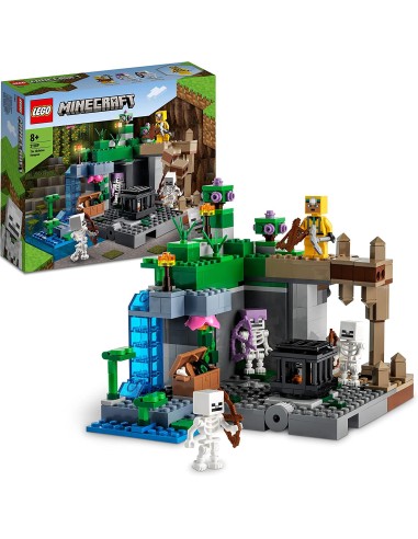 GIOCATTOLO PUBBLICIZZATO: vendita online LEGO Minecraft Le Segrete dello Scheletro, Set per Bambini 8 Anni, Mob Ostili, Perso...