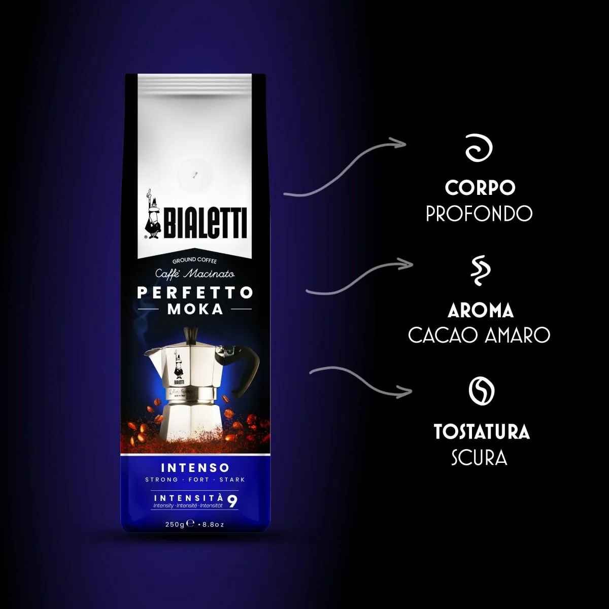 Caffè Borbone macinato miscela nobile, per moka, 250gr in Offerta