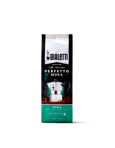 CAFFE': vendita online Bialetti Perfetto caffè macinato per moka gusto confezione da 250gr - Deka in offerta