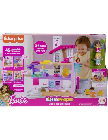 GIOCATTOLO PUBBLICIZZATO: vendita online Fisher-Price Little People Casa dei Sogni di Barbie - Multilingue, Playset Interatti...