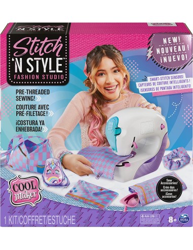 GIOCATTOLO PUBBLICIZZATO: vendita online COOL MAKER 6063925 MACCINA DA CUCIRE STITCH'N STYLE in offerta