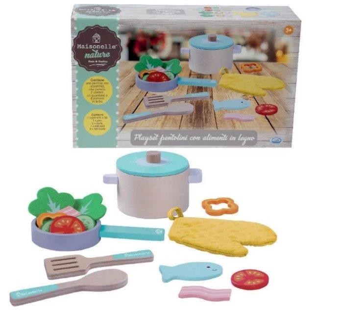 MAISONELLE 53005 SET PENTOLINI CON ALIMENTI su Shop in Casa