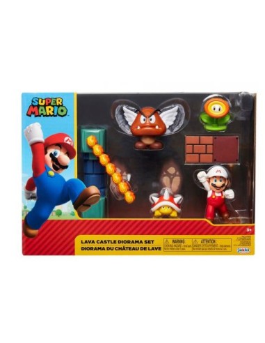 GIOCATTOLO PUBBLICIZZATO: vendita online SUPERMARIO 40015 PLAYSET CASTELLO DI LAVA in offerta