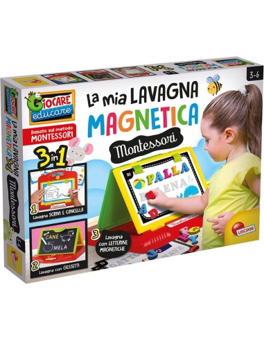 PRESCOLARI: vendita online MONTESSORI LAVAGNA MAGNETICA 3IN1 97173 in offerta