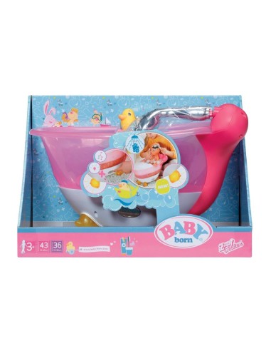 GIOCHI GIRL: vendita online BABY BORN 832691 VASCA DA BAGNO FUNZIONI REALI in offerta