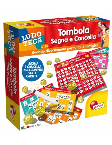 GIOCHI DI SOCIETA'E PUZZLE: vendita online LUDOTECA TOMBOLA SEGNA E CANCELLA 56996 LISCIANI in offerta