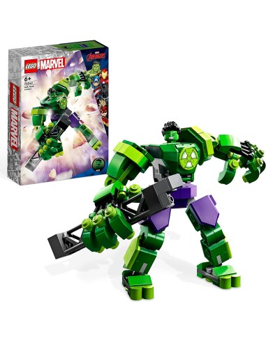 GIOCATTOLO PUBBLICIZZATO: vendita online LEGO Marvel Armatura Mech Hulk, Action Figure da Costruire con Minifigure, Gioco per...