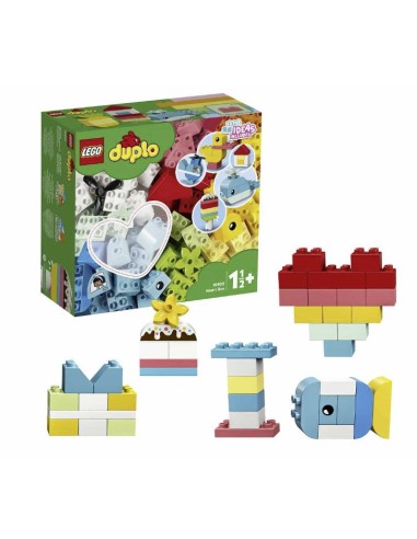 GIOCATTOLO PUBBLICIZZATO: vendita online LEGO 10909 DUPLO Classic Scatola Cuore, 80 Mattoncini Colorati da Costruzione, Gioch...