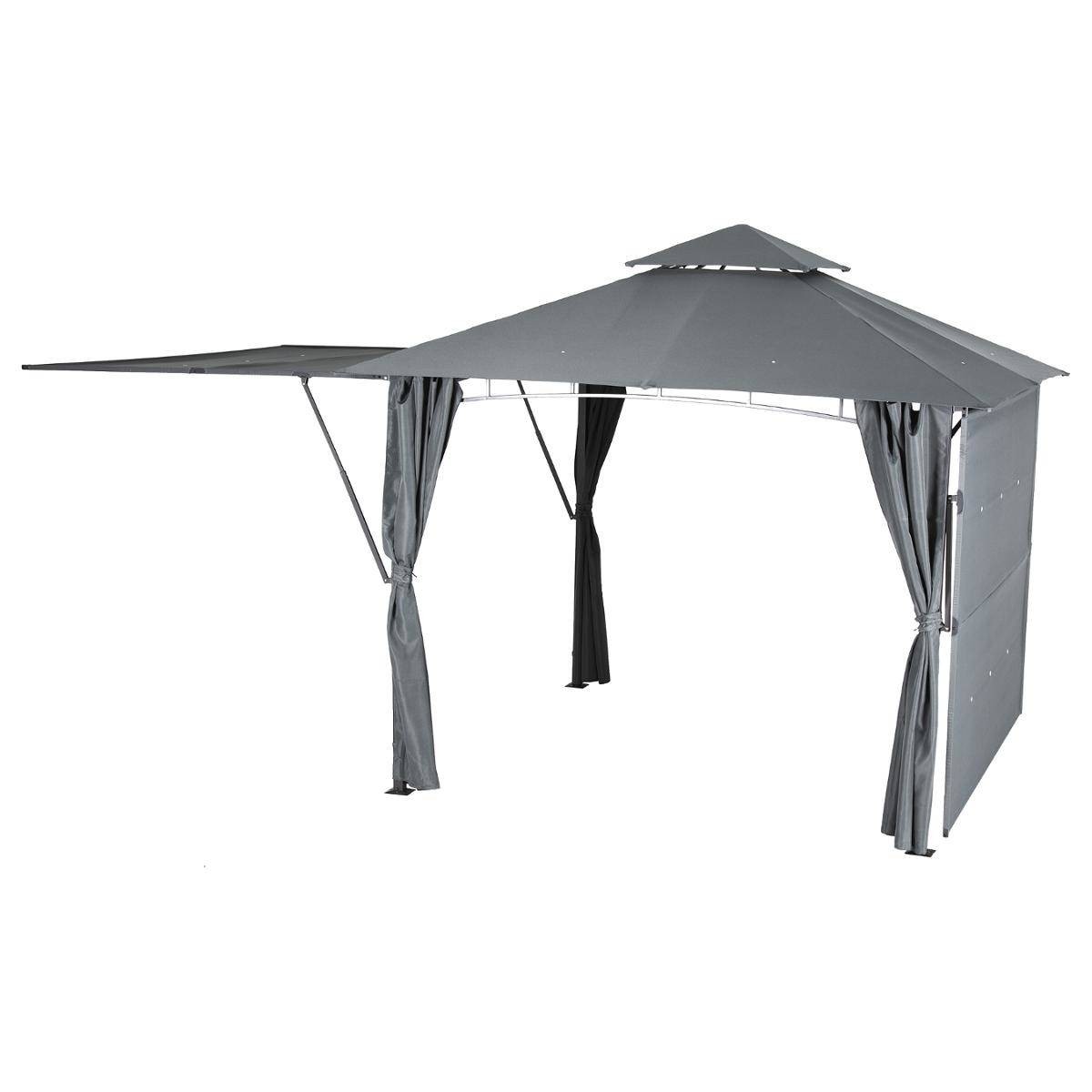 Style uv Gazebo 3X3 Metri Giardino Acciaio Antivento