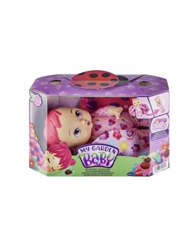 GIOCATTOLO PUBBLICIZZATO: vendita online GARDEN BABY HPD09 BAMBOLA COCCINELLA ROSA in offerta