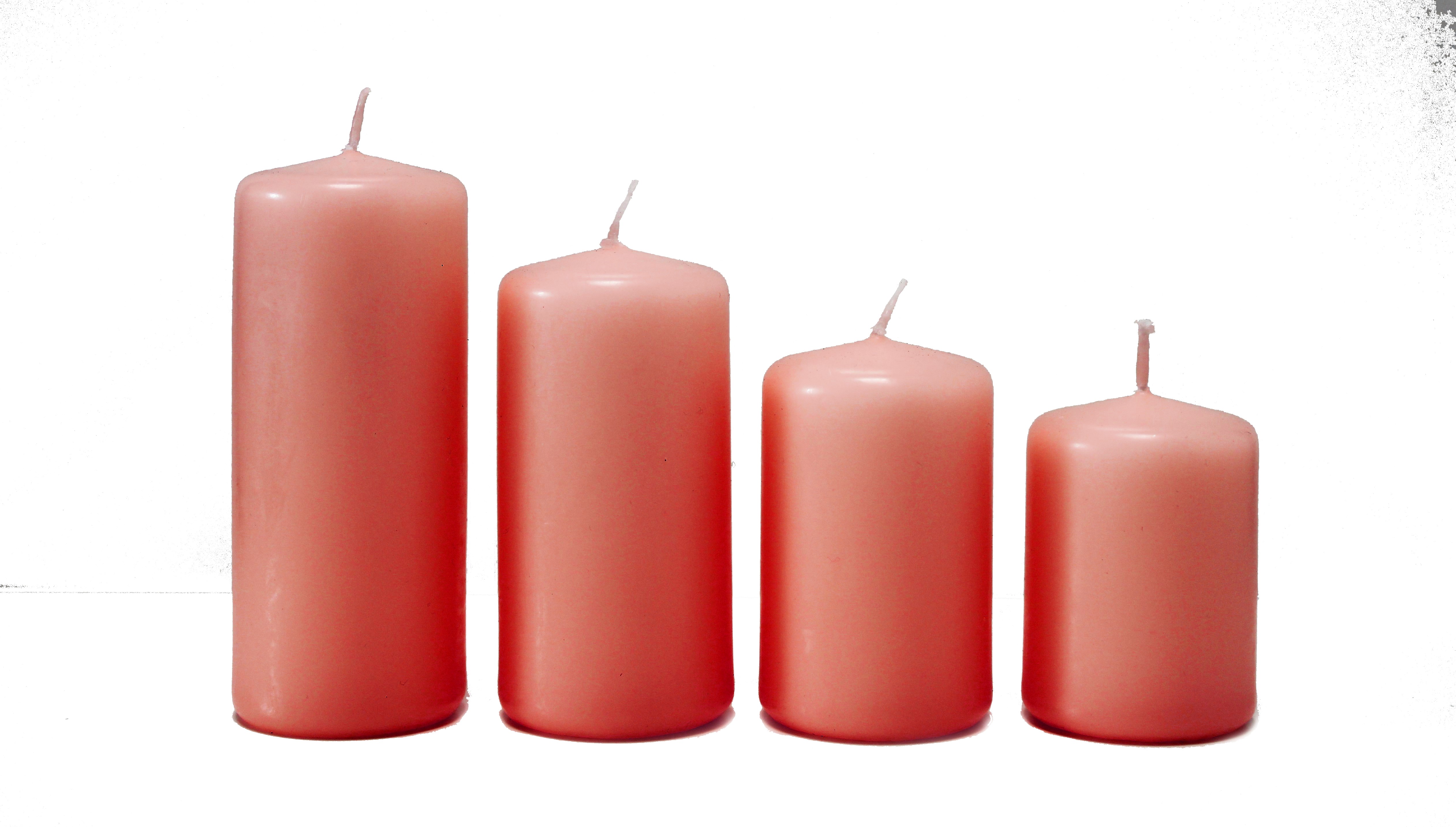 CANDELE SET AVVENTO ROSSA 70-80-100-120 su Shop in Casa