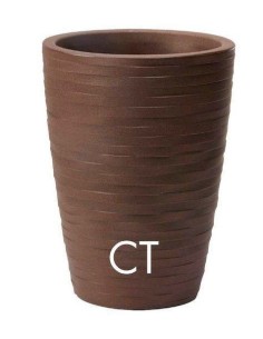 VASI E SOTTO VASI: vendita online TYLUS VASO ELEGANCE D30CM H40CM CORTEN in offerta