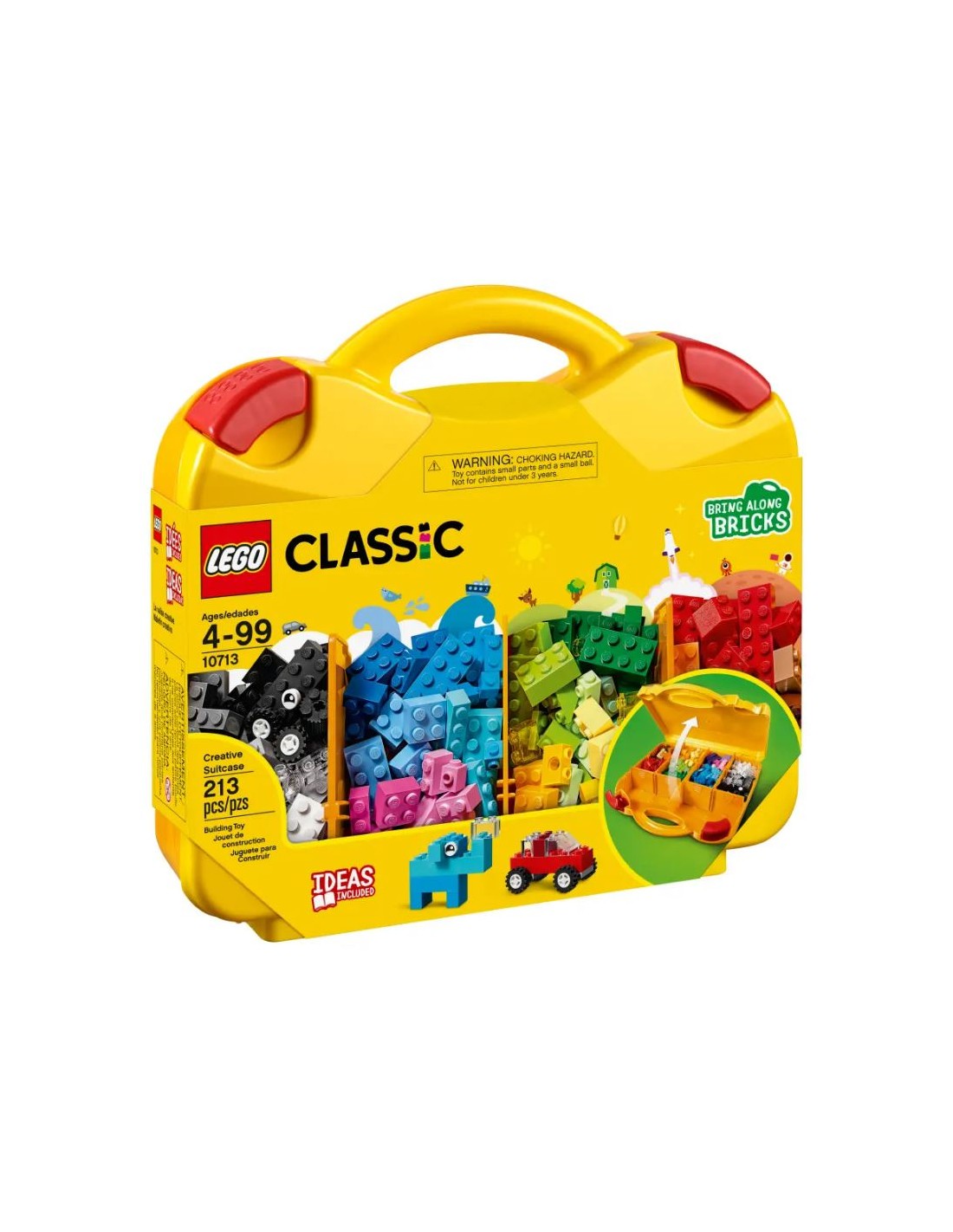 GIOCATTOLO PUBBLICIZZATO: vendita online LEGO Classic Valigetta Creativa, Mattoncini Colorati, Contenitore Portatile, Giochi ...