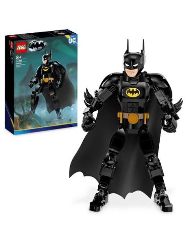 GIOCATTOLO PUBBLICIZZATO: vendita online LEGO DC Personaggio di Batman, Giocattolo da Costruire del Supereroe con Mantello, I...