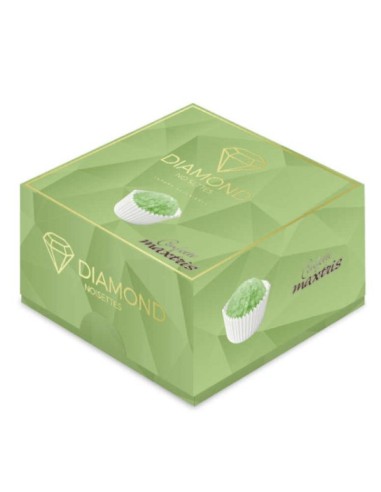 CIOCCOLATO - CONFETTI: vendita online 538X848 LES NOISETTE DIAMOND VERDE 500GR in offerta