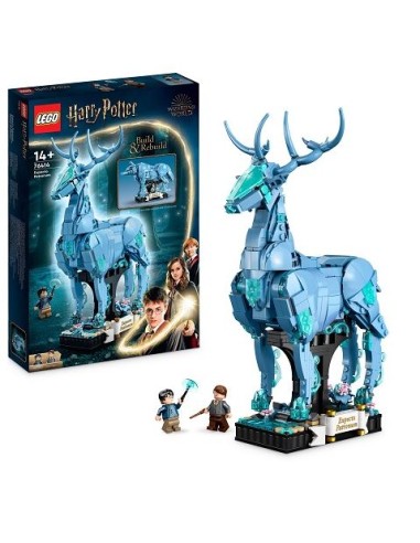 GIOCATTOLO PUBBLICIZZATO: vendita online LEGO Harry Potter Expecto Patronum 76414, Set 2 in 1, Cervo, Lupo, Decorazione Camer...