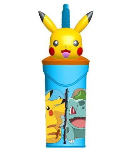 PRESCOLARI: vendita online POKEMON ST08066 BICCHIERE C/CANNUCCIA TRITAN in offerta