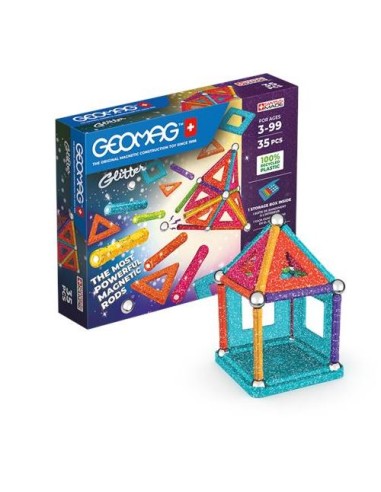 PRESCOLARI: vendita online GEOMAG 535 COSTRUZIONI GLITTER 35PZ in offerta