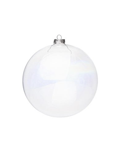 SFERE E PENDAGLI: vendita online Sfera di Vetro Iridescente 15cm di Natale - La Magia di Natale a casa tua in offerta