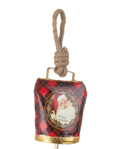 SFERE E PENDAGLI: vendita online PENDENTE 0936664 WENDI CAMPANA TARTAN BABBO in offerta