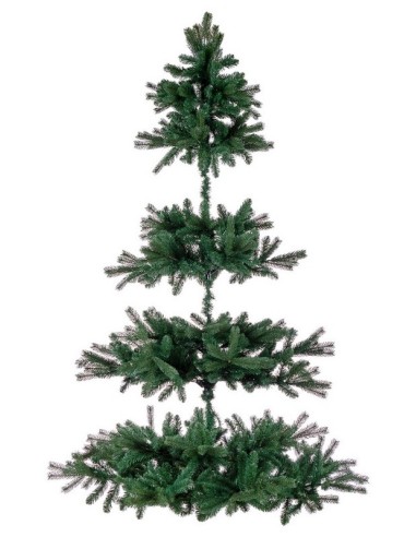 ALBERI DI NATALE: vendita online Albero di Natale "fiemme" pendente altezza 180cm diametro 134cm 678 RAMI in offerta