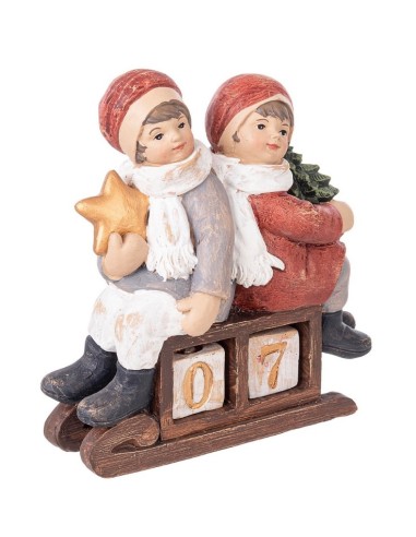 OGGETTISTICA NATALE: vendita online CALENDARIO AVVENTO MARVIN BIMBI 12X5X12,5CM RESINA in offerta