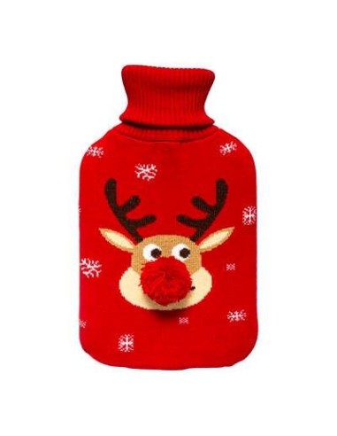 OGGETTISTICA NATALE: vendita online BORSA ACQUA CALDA 147756B 1,7LT DEC RENNA in offerta