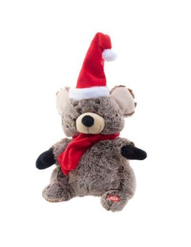 OGGETTISTICA NATALE: vendita online TOPOLINO 178068 CON CAPPELLO 21X17X42,5CM CON MOVIMENTO in offerta