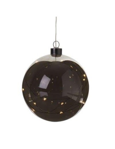 SFERE E PENDAGLI: vendita online SFERA 878364 VETRO 12CM CON LUCI ASSORTITO in offerta