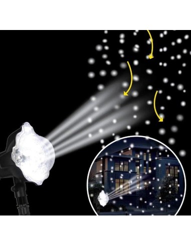 LUCI DI NATALE: vendita online PROIETTORE 878263 LUCE BIANCA DISTANZA 8M DA ESTERNO in offerta
