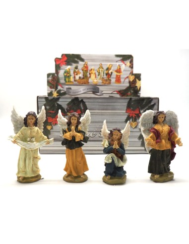 PERSONAGGI PRESEPE: vendita online ANGELO 14X11CM ASSORTITO in offerta