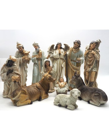 PERSONAGGI PRESEPE: vendita online PRESEPE SET 11 PEZZI H30CM in offerta