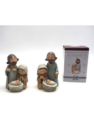 PERSONAGGI PRESEPE: vendita online NATIVITA' PEZZO UNICO 12X8X6,5CM ASSORTITO in offerta