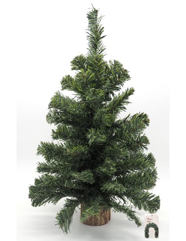 OGGETTISTICA NATALE: vendita online ALBERO PINO H54CM BASE LEGNO in offerta