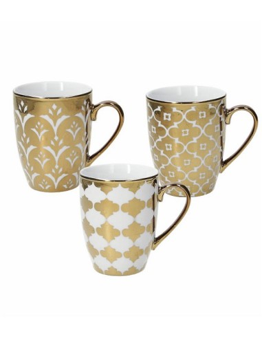 PORCELLANE: vendita online AZULEJOS GOLD TAZZA MUG 310CC ASSORTITO in offerta