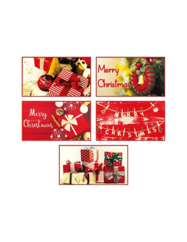 OGGETTISTICA NATALE: vendita online ZERBINO PARTY CHRISTMAS 40X70 in offerta