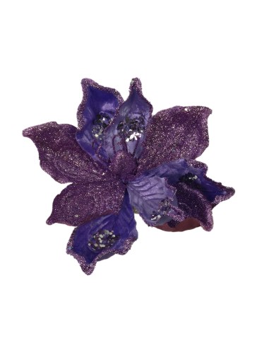 FIORI: vendita online FIORE TESSUTO VIOLA 24X27CM in offerta