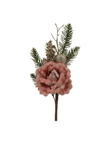 FIORI: vendita online FIORE TESSUTO ROSA 12X42CM in offerta